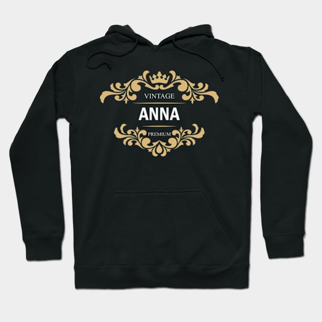 Anna Name Hoodie by Polahcrea